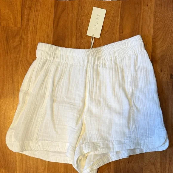 BNWT Z Supply White Sleeveless Top and Shorts Set - Picture 2 of 4